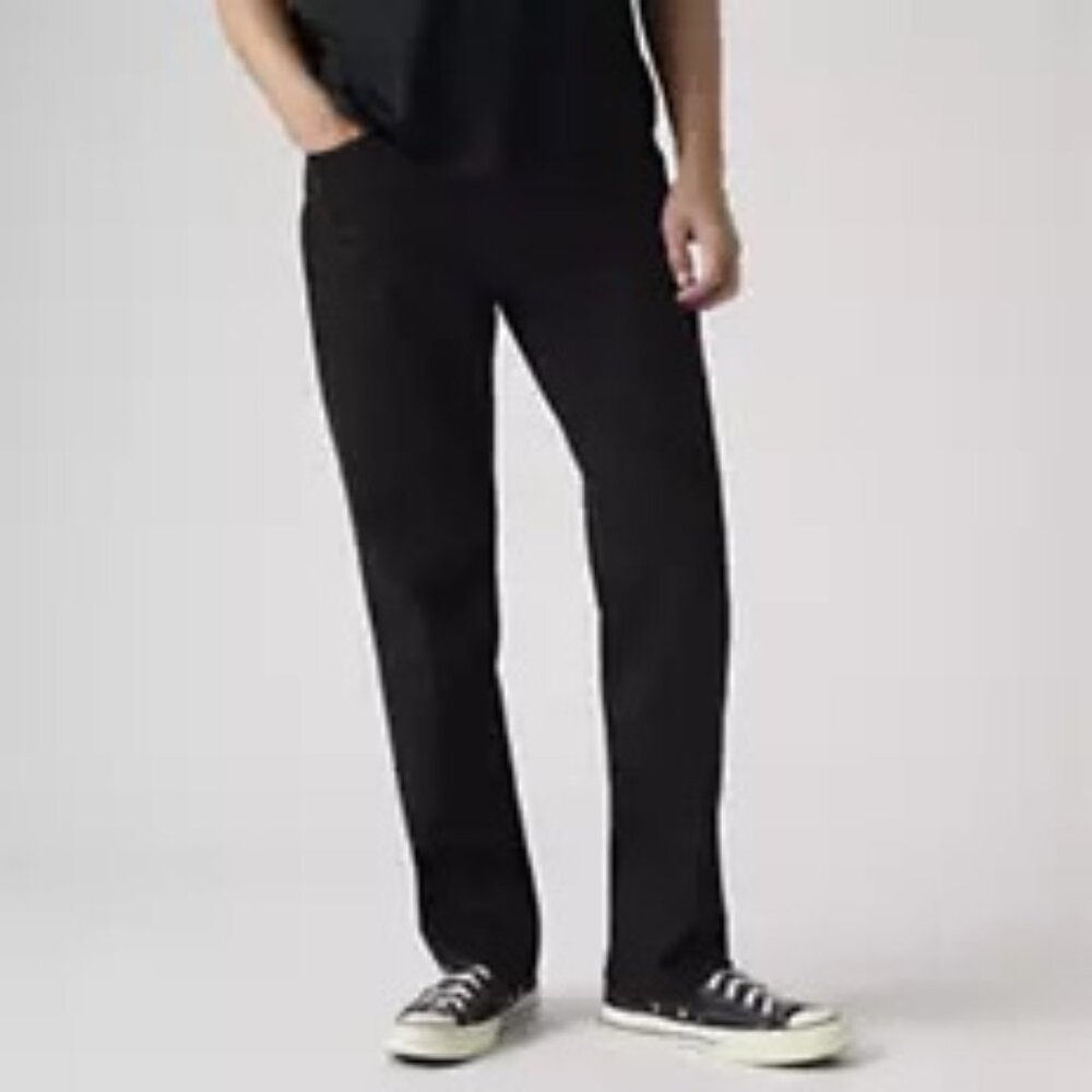 Levis Men's 541 Athletic Taper Stretch Black 56x30 Big and Tall